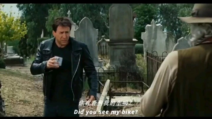 This old man fulfilled all my fantasies about the Ghost Rider.