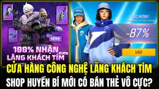 SHOP HUYỀN BÍ MỚI TRONG THÁNG 10 CÓ BÁN THẺ VÔ CỰC?, LÃNG KHÁCH TÍM TRỞ LẠU CỰC XỊN | Free Fire