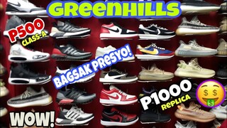 BAGSAK PRESYO mga SAPATOS | GREENHILLS tiangge | replica at class A