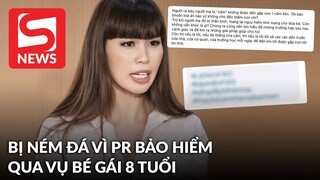 Hà Anh bị ném đá tơi tả vì bàn vụ bé gái 8 tuổi nhưng tiện tay PR bảo hiểm