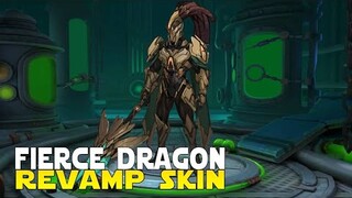 REVAMPED FIERCE DRAGON ALPHA SKIN | MOBILE LEGENDS ALPHA REWORK AND SKINS!