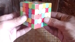 Solving Rubik's Cube 5x5x5 using method ( Back to Back Color Two Face Pattern )