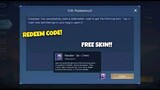 NEW REDEEM CODE! CLAIM FREE SKIN AND CHANCE TO GET DIAMONDS AND SKIN - Mobile Legends