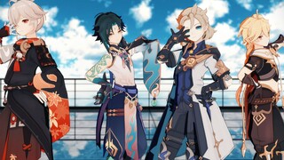 [Genshin Impact MMD] "Wanita Korban Ingin Membawa Band" Bei/Mandrill/Sora/Ye