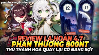 Trải Nghiệm La Hoàn 800 Nguyên Thạch Đầu Tiên! Team Full 'Waifu'! Gặp Lại Thú Thánh Hoá! Genshin 4.7