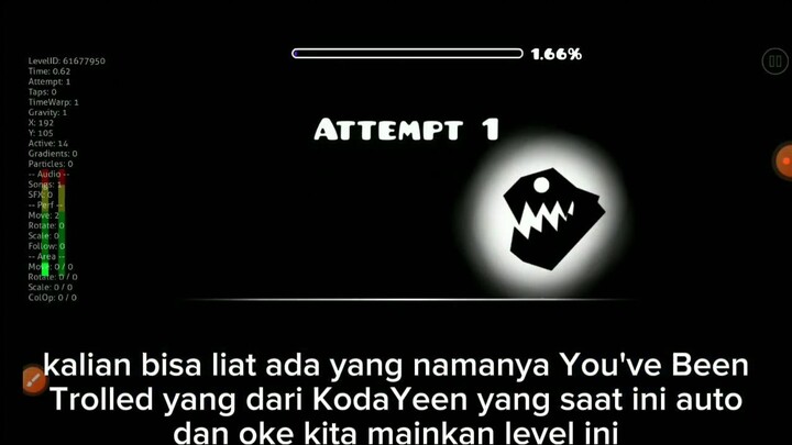 guys aku lihat daily baru yang sangat sus di geometry dash