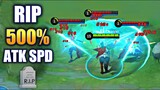 THE LAST CLIP FOR 500% ATTACK SPEED INSPIRE | MOBILE LEGENDS