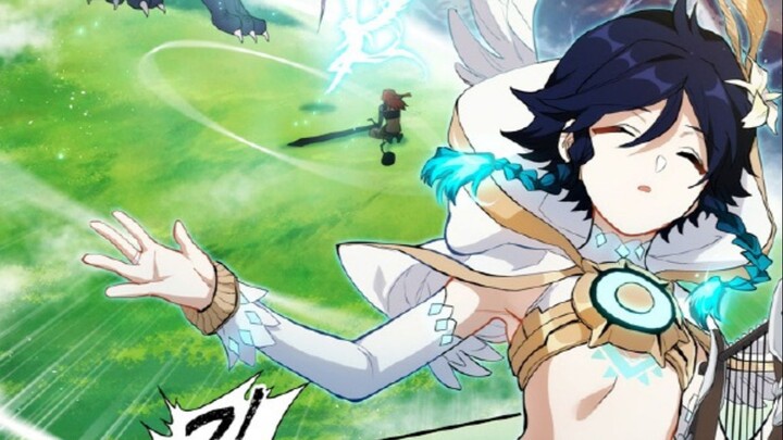 [ Genshin Impact ] When you have Wendy, you will no longer mine normally