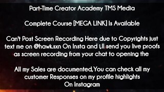 Part course -Time Creator Academy TMS Media download