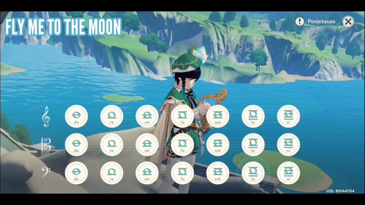 "FLY ME TO THE MOON" Theme [Windsong Lyre] - Genshin Impact (Indonesia)