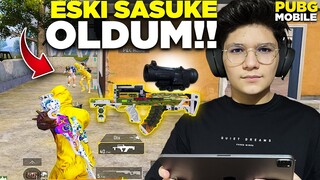 ESKİ SASUKE GERİ DÖNDÜ! GROZA + 6X İLE OYNADIM! - PUBG MOBİLE