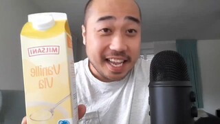 ASMR Dutch Cold Custard Dessert 🍮 + Finger Licking & Plate Lick 👅