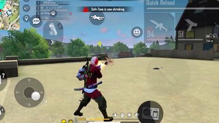 Garena Free Fire MAX 🔥 การเล่นเกมบน Android 57 FF ชุดอาชญากรสีแดง
