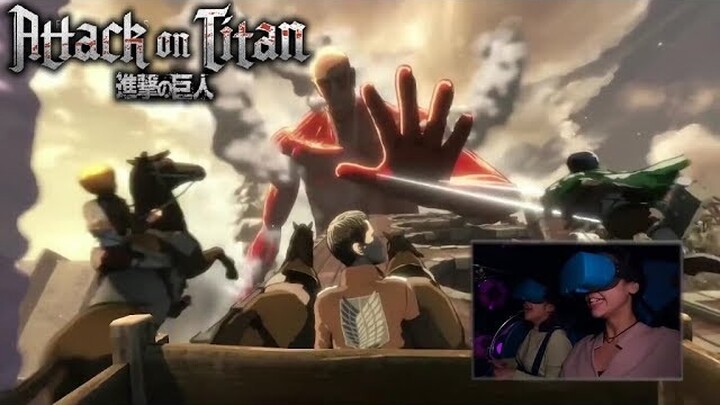Attack on Titan XR Ride - Universal Studios Japan 2020