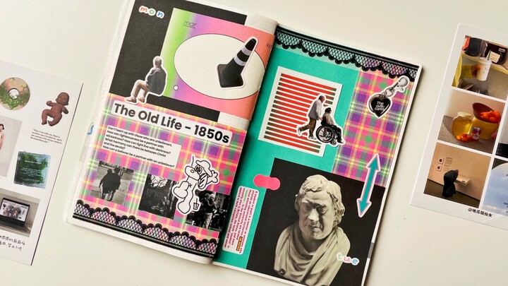 The more I look at this wall-hanging page, the more sophisticated it seems! A healing-style bullet j