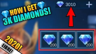 EASY WAY GET DIAMONDS IN MOBILE LEGENDS? 2020