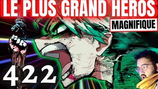 FIN GRANDIOSE ! ALL MIGHT ADMIRE DEKU ! AFO BATTU ?! - MY HERO ACADEMIA 422 - REVIEW MANGA