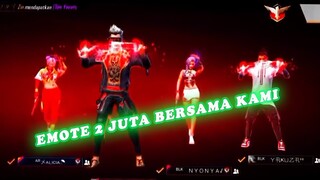 Mari.. Emote 2 juta Bersama Kami ~ Editor Berkelas ff VIRAL terbaru ( tiktok free fire fyp) 2021