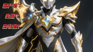 奥特曼:真·星河绊身，极致宇宙！ai手中由猎户座星辰化身而成的奥特曼长什么样？
