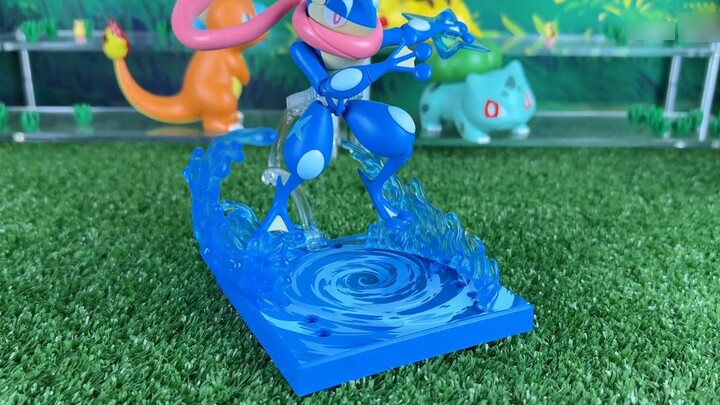 [Pocket Maple] Bruco Pokémon Building Block Man Koga Greninja Model Toy Decompression Unboxing Share