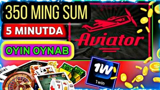 AVIATORDA YUTISH SIRINI TOPDIK 2024 TEZKOR KORING MANA ISBOT