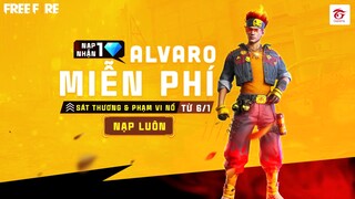 TÂM ĐIỂM NHÂN VẬT: ALVARO - BẬC THẦY CHÁY NỔ | GARENA FREEFIRE