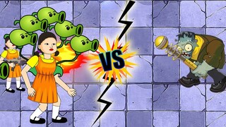 Plants VS Zombies 어몽어스 Vs Santa MOnster Rindeer + Yuni Gacha life Animation