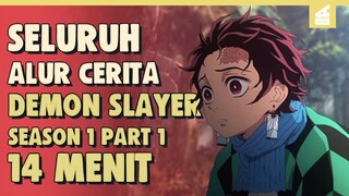 SELURUH ALUR CERITA KIMETSU NO YAIBA Season 1 Part 1 || Invasi Manusia Iblis