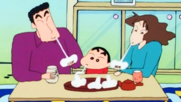 Let Mom and Dad taste the rice cakes I pounded myself at kindergarten! Crayon Shin-chan 92 Special
