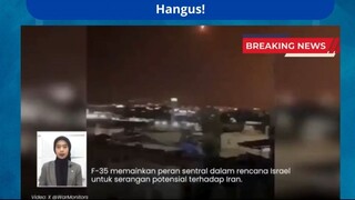 180 Rudal Balistik Iran Hancurkan Pangkalan Militer Nevatim Israel, Seluruh Jet Tempur F-35 Hangus!