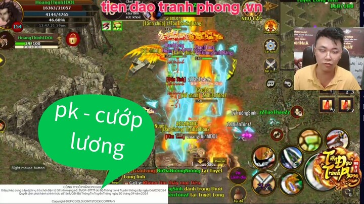 Pk game phong thần mobile
