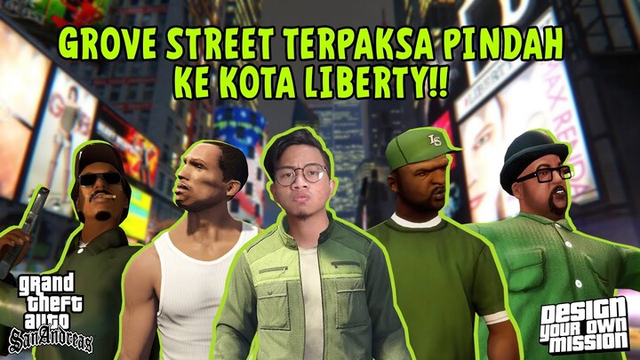 GENG GROVE STREET TERPAKSA KABUR KE LIBERTY CITY! WADUH! [GTA SA DYOM Kabur Dari Penjara #4]