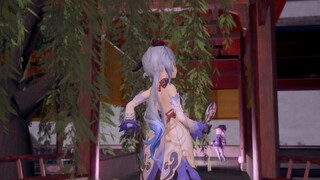 {MMD}Gan Yu: Qiqi คุณจะทำอะไร? เฮ้ เอาล่ะ ปล่อยฉันไป! ฉันไม่ใช่แกะมะพร้าวจริงๆ! -