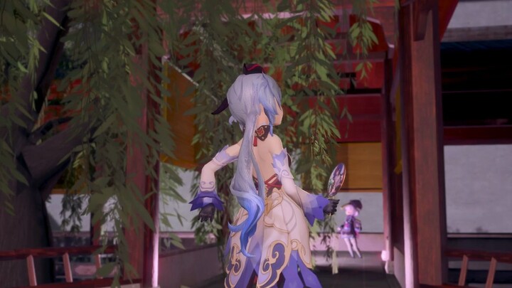 {MMD}甘雨：七七，你要干什么啊？喂，快，快放开我！，我真的不是椰羊啊！~~~