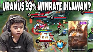 TOP 1 URANUS DILAWAN ? TEMBOK INI BOSS ! 1VS5 JADI !