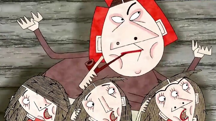 A peasant woman gave birth to triplets, who looked weird and had a different number of eyes!