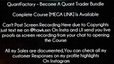 QuantFactory Course Become A Quant Trader Bundle download