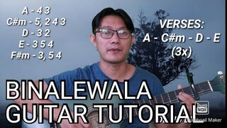 BINALEWALA | Guitar Tutorial for Beginners