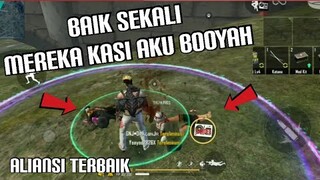 ALIANSI ? MUSUH KASIH AKU BOOYAH 😎 , ALIANSI TERBAIK FREE FIRE INDONESIA