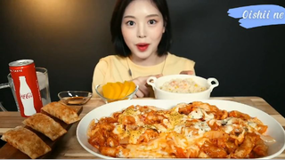 Món Fusion, kimchi, pizza sủi cảo 1 #anngonmoingay