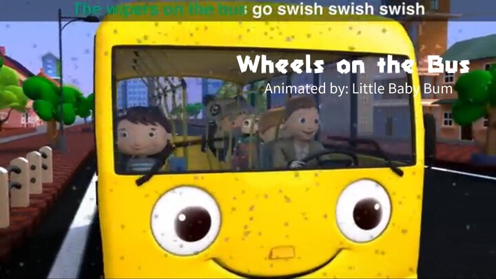 Wheels on the Bus Let's Learn Nursery Rhymes with Little Baby Bum