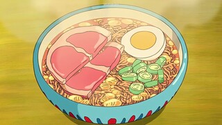 Aesthetic Anime food ❤️✨ Food Scenes Compilation 🍜🍲