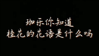 珈乐 你知道桂花的花语吗？