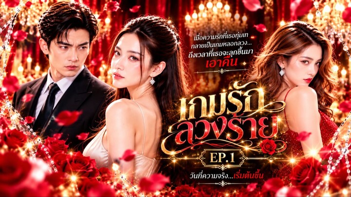 EP.1 | หย่ากลางงานเลี้ยง…แล้วอย่ามาเสียใจทีหลัง! 💔🌹#เกมรักลวงร้าย