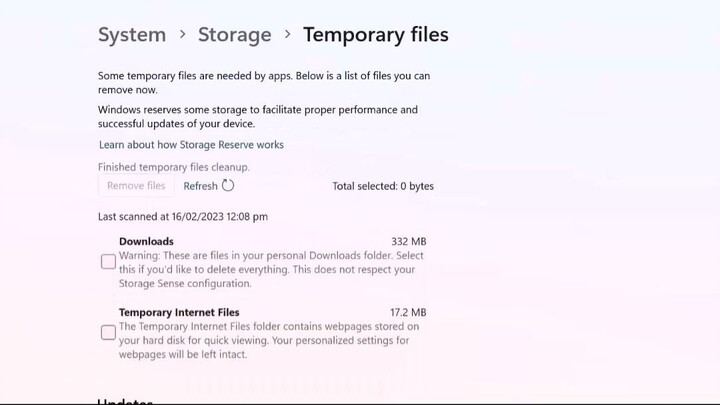 Clean up hard drive space part2 shorts