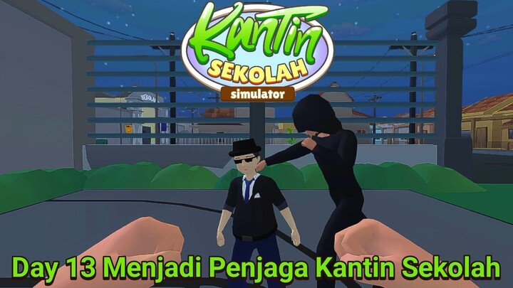 Si Orang Mencurigakan Ini Memukul Majek Akibat Mencuri Informasi! | Kantin Sekolah Simulator Part 13