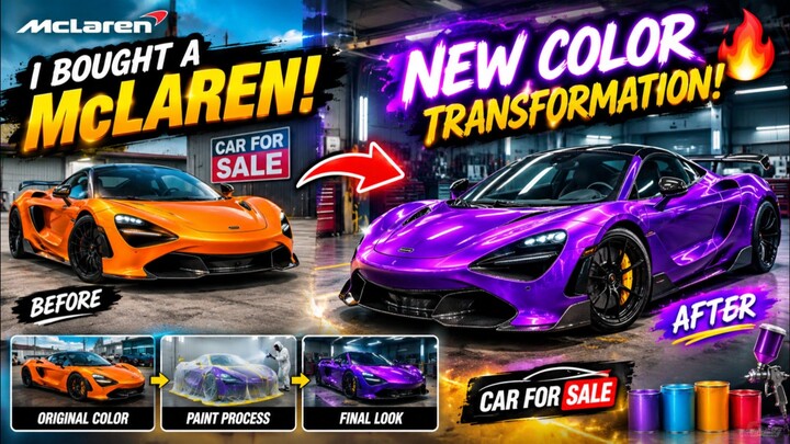 Bought a McLaren and Gave It a CRAZY New Look! 🔥 | Car For Sale