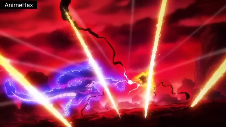 Luffy VS Kaido Makes the heavens cracked open