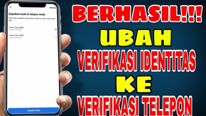 JEBOL! Cara Ubah Opsi Verifikasi Identitas Menjadi Opsi Verifikasi Nomor Telepon | Tutorial Facebook