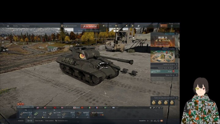 War Thunder una partida más